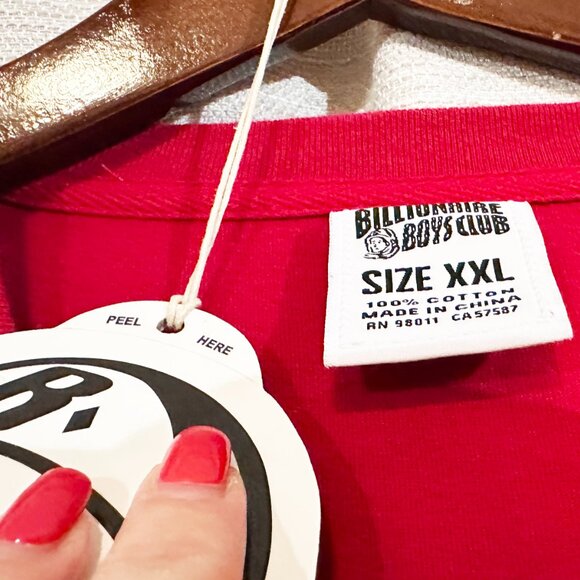 Billionaire Boys Club Red Astronaut Graphic Tee - Picture 3 of 5